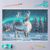 Papier Mousseline Winter Wonderland Reindee Découpage (Artisanat)