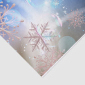 Papier Mousseline Winter Wonderland Snowflakes Lights and Bubles (Détail)