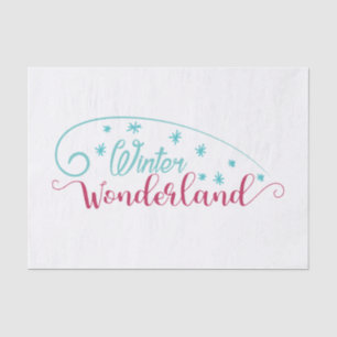 Papier Mousseline Winter Wonderland Tissue Paper