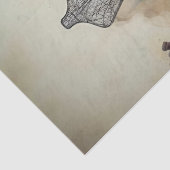 Papier Mousseline Wire Enveloppé Mannequin 1 Style gothique (Détail)