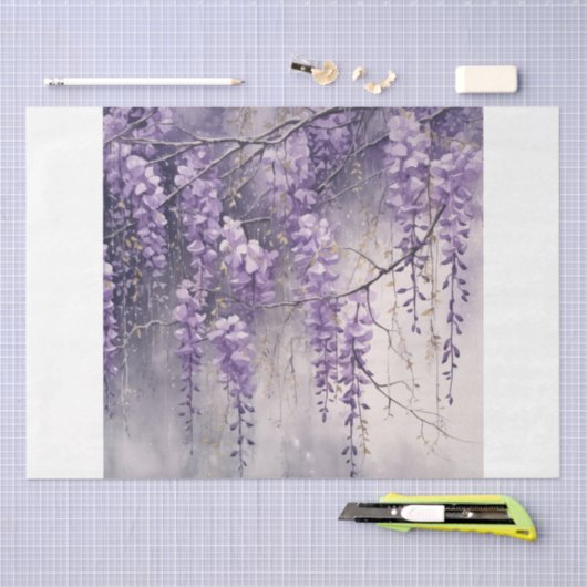 Papier Mousseline Wisteria (Artisanat)