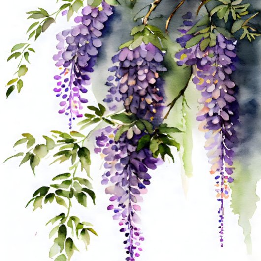 Papier Mousseline Wisteria dans la page de découpage ombragée