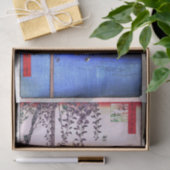 Papier Mousseline Wisteria et Pont Arché, Hiroshige (Cadeau)