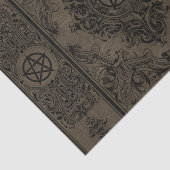 Papier Mousseline Witchery Flourish | Faux Suede Imaginaire Pentacle (Détail)