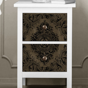 Papier Mousseline Witchery Flourish Faux Suede Imaginaire Pentacle
