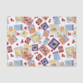 Papier Mousseline Wizard of Oz™ Character Print Toss Pattern (Recto)