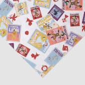 Papier Mousseline Wizard of Oz™ Character Print Toss Pattern (Détail)