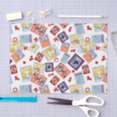 Papier Mousseline Wizard of Oz™ Character Print Toss Pattern (Artisanat)