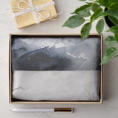 Papier Mousseline Wolf dans papier de découpage de neige 2 (Cadeau)