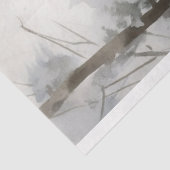 Papier Mousseline Wolf dans papier de découpage de neige 2 (Détail)