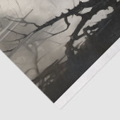 Papier Mousseline Wolf en forêt 4 feuillet de découpage (Détail)