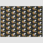 Papier Mousseline Wolf Howling Moon (Recto)