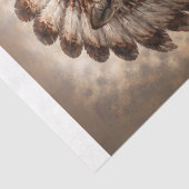 Papier Mousseline Wolf of the Sacred Feathers Decoupage (Détail)