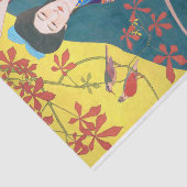 Papier Mousseline Woman in the Flower Garden, Goyō Hashiguchi (Détail)