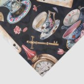 Papier Mousseline Wonderland Alice Motif (Détail)