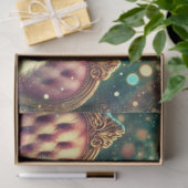 Papier Mousseline Wonderland Magic Girl and Rabbit Teatime Decoupage (Cadeau)