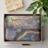 Papier Mousseline Wonderland Treetop Alice Cheshire Cat Decoupage (Cadeau)