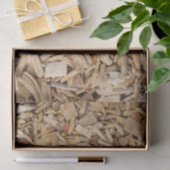 Papier Mousseline Wood Chips (Cadeau)