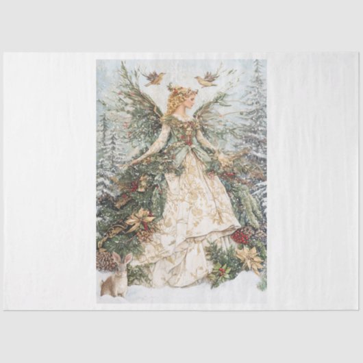 Papier Mousseline Woodland Angel (Recto)