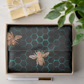 Papier Mousseline Woodland Bee Series Design 2 Tissu Paper (Cadeau)
