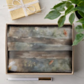 Papier Mousseline Woodland Fox with Botanical Details (Cadeau)