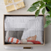 Papier Mousseline Woof Word Art et Chihuahua Père Noël Dog (Cadeau)