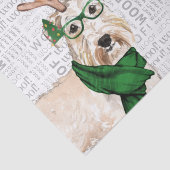 Papier Mousseline Words et Christmas Wheaten Terrier Lover (Détail)