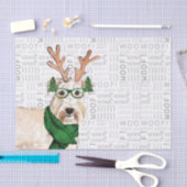 Papier Mousseline Words et Christmas Wheaten Terrier Lover (Artisanat)
