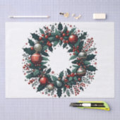 Papier Mousseline Wreath de Noël (Artisanat)
