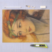 Papier Mousseline WT Benda Art Deco Femme Découpage (Artisanat)