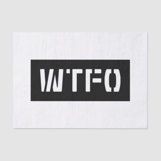 PAPIER MOUSSELINE WTFO (Recto)