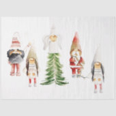 Papier Mousseline XMAS Gnome Design 3 (Recto)