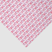 Papier Mousseline XOXO Valentine's Day Patterned (Détail)