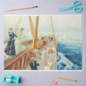 Papier Mousseline Yachting in the Mediterranean (par J.L. Stewart) (Artisanat)