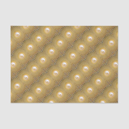 Papier Mousseline Yang Yang Mandala (Recto)