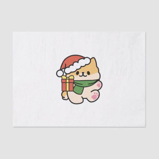 Papier Mousseline Yappy Howlidays - Jote Christmas Dog Cartoon (Recto)