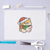 Papier Mousseline Yappy Howlidays - Jote Christmas Dog Cartoon (Artisanat)