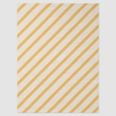 Papier Mousseline Yellow Ivory Cream Beige Stripes (Recto)