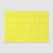 Papier Mousseline Yellow Polka (Recto)