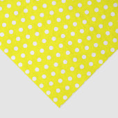 Papier Mousseline Yellow Polka (Détail)