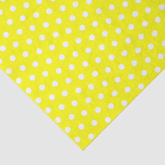 Papier Mousseline Yellow Polka (Détail)