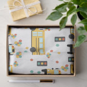 Papier Mousseline Yellow School Bus Kids Birthday Party (Cadeau)