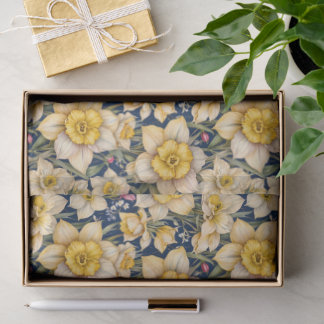 Papier Mousseline Yellow Spring Daffodils