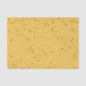 Papier Mousseline Yellow Star Constellation Tissue Paper (Recto)