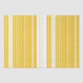 Papier Mousseline Yellow Striped Pattern (Recto)