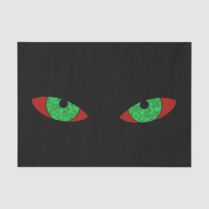 Papier Mousseline Yeux verts mal