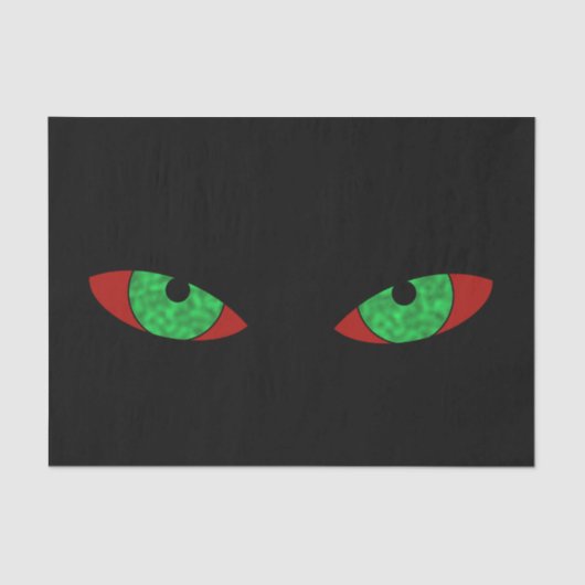 Papier Mousseline Yeux verts mal (Recto)