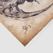 Papier Mousseline Yin et Yang en parchemin - (Détail)