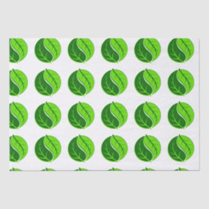 Papier Mousseline Yin et Yang Feuilles