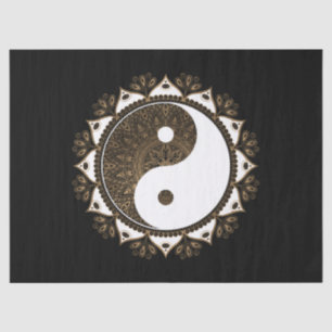 PAPIER MOUSSELINE YIN YANG